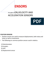 Sensors: Position, Velocity and Acceleration Sensors