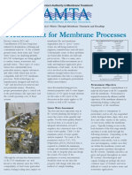 Pretreatment For Membrane Processes