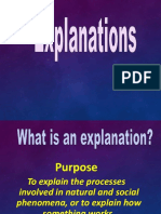 Explanations