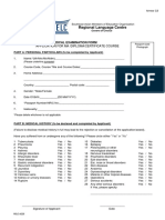 Annex C3 Medical Examination Form For All Courses