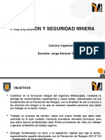 Clase 3, Prevención y Seguridad Minera