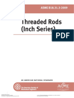 ASME B18.31.3-2009 - Threaded Rods - Inch Series