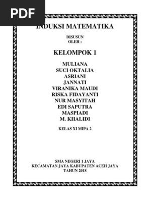 366120858 Contoh Makalah Induksi Matematika