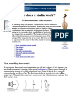 Violin Acoustics