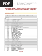 Liste Repartitie m.s. Medicina Timisoara 2018