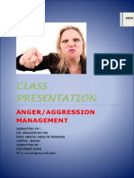 Anger and Aggression Management Class Presentation