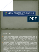Alpha College of Engineering - Department in College