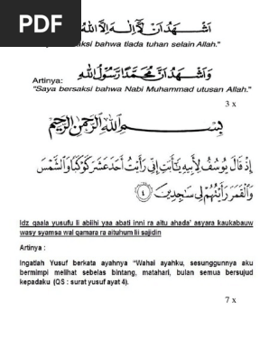 Surat Yusuf Ayat 4pdf