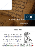 A Tibeti Írás És Nyelv. Péter Alexa