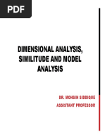 Hydraulic Similitude and Mode Lanalysis