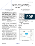 A Literature Review On ICT (Information Communication & Technology) in Teaching and Learning