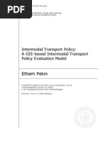 Intermodal Transport Policy: A GIS-based Intermodal Transport Policy Evaluation Model