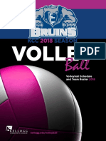 2018 Women's Volleyball Media Guide