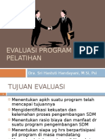 Evaluasi Program Pelatihan