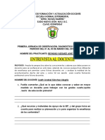 Entrevista Al Docente CUARTO SEM Visita de Observacion