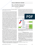 Statins As First-Line Therapy For Acute Coronary Syndrome?: Clinical Cardiology: Review