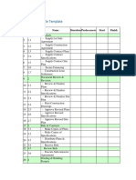 Construction Schedule Template 05