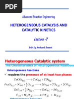 Advanced Reaction Engineering - 7