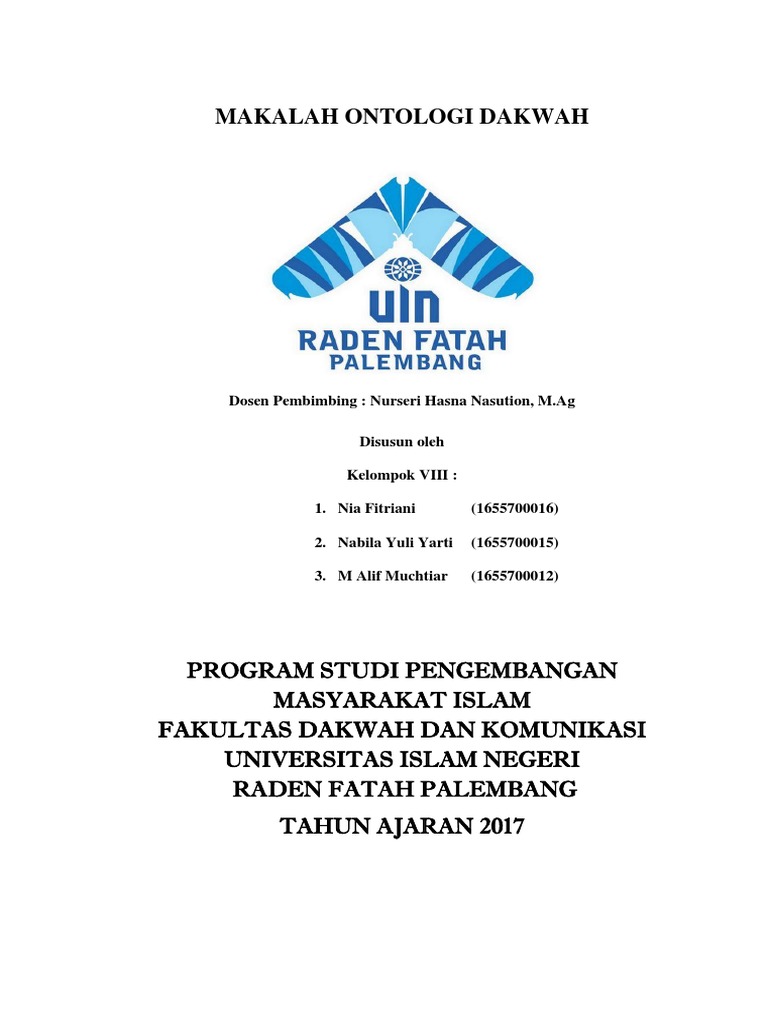 Makalah Ontologi Dakwah