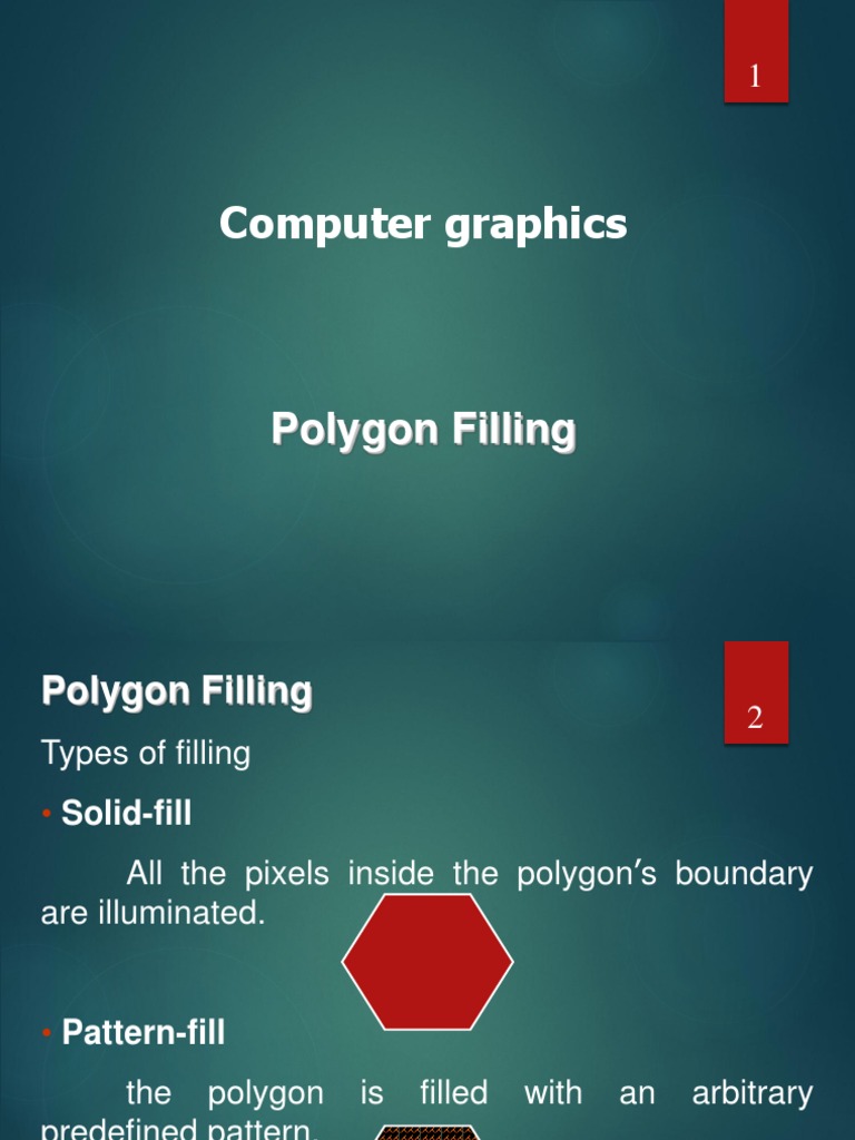 Polygon Filling | Download Free PDF | Algorithms | Scientific Modeling