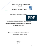 Diagnosticos de Salud Ecuador-Manta