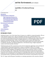 Alternative Fuels and The Environment: Ch. 2, Environmental Compatibility of Geothermal Energy