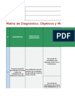 Matriz Diagnóstico Objetivos Metas