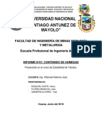 Inf. 01 Contenido de Humedad