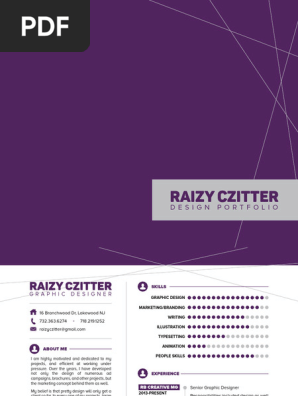 Raizy Czitter graphic design portfolio