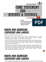 Teori Akuntansi - Income Statement and Revenue
