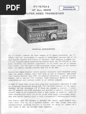 Ft 757gx2 User Hb9fax Frequency Modulation Amplifier
