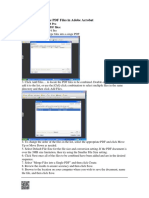 Using Adobe Acrobat 9 Pro To Combine Multiple PDF Files