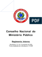 Regimento Interno -Atualizada2010 CNMP
