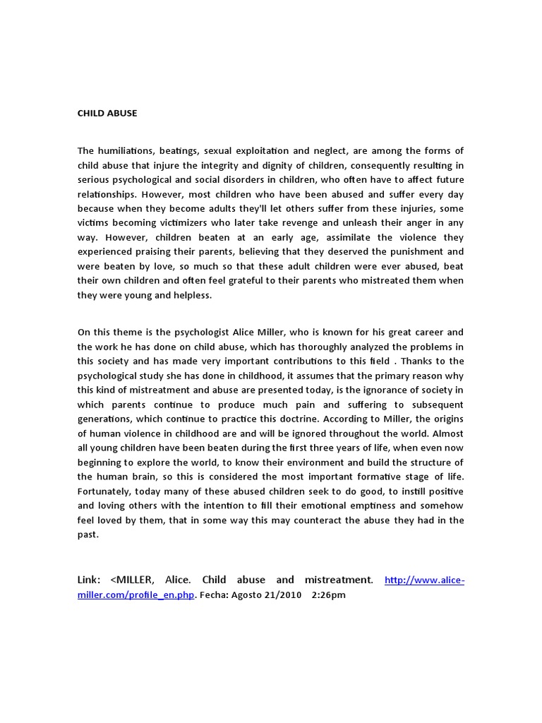 Understanding Child Abuse Effects | PDF | Child Abuse | Violence