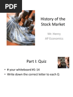 AP History of The Stock Market