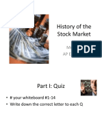 AP History of The Stock Market