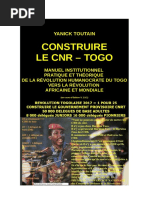 Construire Le CNR Togo Par Yanick Toutain