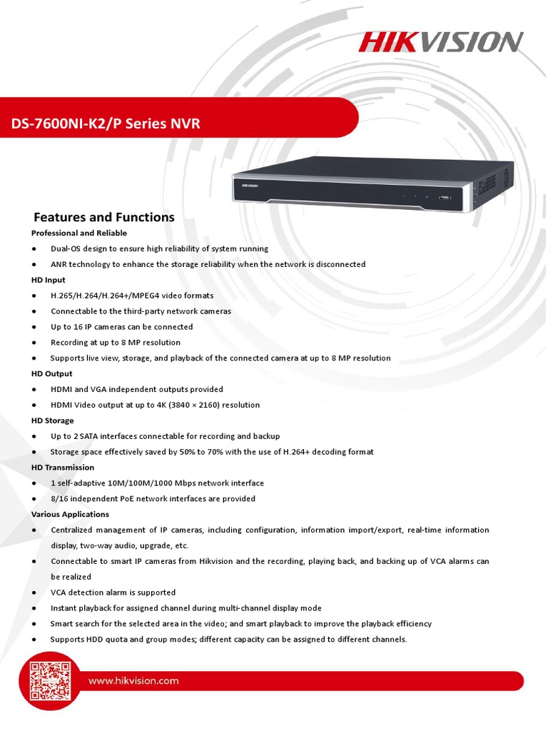 hikvision anr function