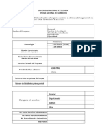 Formato SACES - Ministerio de Educación Nal