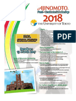 Poster - Ajinomoto Scholarship for ASEAN International Students 2018