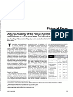 Arterial Anatomy of The Female Genital Tract - Variations and Relevance To Transcatheter Embolization of The Uterus