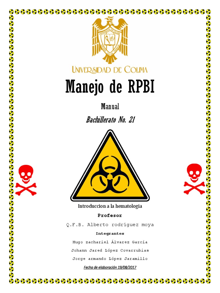 Manejo Seguro de RPBI en Salud | PDF | Residuos | Microorganismo
