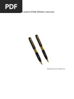 Download User Manual of High-Definition Camera Pen by Blankis Gomez SN39548826 doc pdf