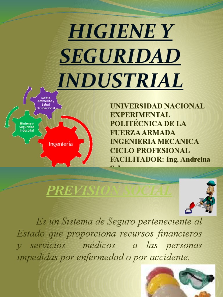 Higiene y Seguridad Industrial en Venezuela | PDF | Bienestar | Seguro