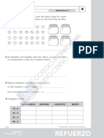 Matemáticas,Tema 3, Actividades de Refuerzo