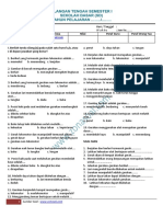 Soal Latihan Uts Pjok Kelas 3 Semester 1 Terbaru PDF