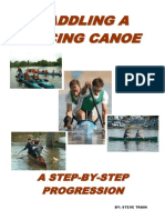 Paddling A Racing Canoe