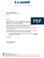 Carta Presentacion Asesoria Eirl