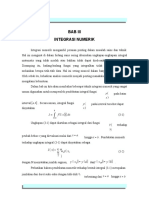 Metode Numerik: Integrasi Numerik