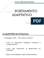 Comportamento Adaptativo Etologia